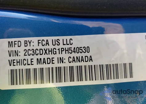 2023 Dodge Charger Gt z USA, uszkodzony, nr VIN 2C3CDXHG1PH540530